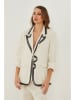 Fleur de Lin Blazer in Creme