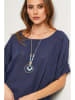 Fleur de Lin Blouse donkerblauw