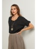 Fleur de Lin Bluse "Caliba" in Schwarz