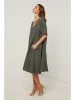 Fleur de Lin Kleid in Grün