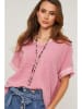 Fleur de Lin Bluse in Rosa