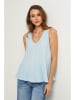 Fleur de Lin Bluse in Hellblau
