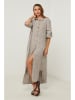 Fleur de Lin Kleid in Grau
