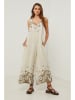 Fleur de Lin Jumpsuit in Beige