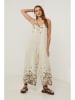 Fleur de Lin Jumpsuit in Beige