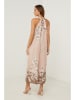 Fleur de Lin Linnen jumpsuit "Labelys" lichtroze
