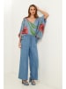 Fleur de Lin Bluse in Hellblau