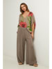 Fleur de Lin Bluse in Beige