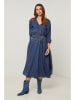 Fleur de Lin Kleid in Dunkelblau