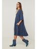 Fleur de Lin Jurk donkerblauw