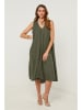 Fleur de Lin Kleid in Khaki