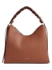COCCINELLE Leder-Schultertasche in Hellbraun - (B)34 x (H)23 x (T)11 cm