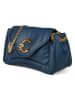 COCCINELLE Leren schoudertas donkerblauw - (B)22 x (H)12 x (D)9 cm