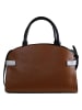 COCCINELLE Leder-Henkeltasche in Hellbraun - (B)29 x (H)21 x (T)10 cm