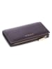 COCCINELLE Leren portemonnee paars - (B)16 x (H)9 cm