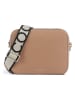 COCCINELLE Leder-Umhängetasche in Beige - (B)21 x (H)17 x (T)6 cm