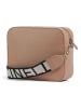 COCCINELLE Leren schoudertas beige - (B)21 x (H)17 x (D)6 cm