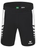 erima Trainingsshorts "Six Wings" in Schwarz/ Weiß