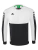 erima Sweatshirt "Six Wings" in Schwarz/ Weiß