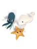 Filibabba Zabawki kąpielowe "Ocean Friends" ze wzorem - 6m+