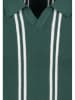 Sublevel Gebreid poloshirt donkergroen/wit