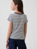 GAP Shirt in Dunkelblau/ Weiß
