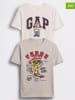 GAP 2er-Set: Shirts in Beige/ Creme