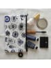 Nakkash Cosmeticatas wit/zwart  - (B)19 x (H)10 x (T)1 cm