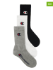 Champion 3-delige set: sokken wit/grijs/zwart