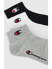 Champion 3-delige set: sokken grijs/wit/zwart