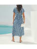 Milan Kiss Kleid in Blau/ Weiß