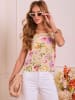 Milan Kiss Top geel/roze
