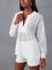 Milan Kiss Bluse in Weiß