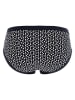 COTONELLA 4-delige set: slips zwart/wit