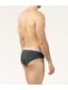 COTONELLA 2er-Set: Slips in Grau/ Schwarz