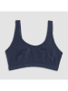 COTONELLA 3er-Set: Bustiers in Grau/ Dunkelblau/ Beige