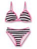 Sanetta Bikini w kolorze różowo-czarno-białym