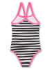 Sanetta Badeanzug in Pink/ Schwarz/ Weiß