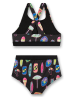 Sanetta Bikini zwart/meerkleurig