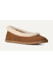 UGG Skórzane baleriny "Zora" w kolorze brązowym