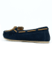 Clarks Leder-Mokassins in Dunkelblau