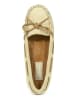 Clarks Leder-Mokassins in Beige