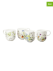 Rosenthal 4-delige set: koppen "Brillance" wit/geel/blauw - 290 ml