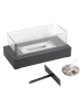 Garden Hero Tischkamin in Schwarz - (B)35 x (H)18 x (T)15 cm 