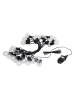 Garden Hero LED-Lichterkette in Transparent/ Schwarz