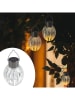 Garden Hero Solar-Gartenleuchte in Transparent - (H)13,5 x Ø 10 cm