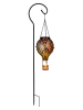 Garden Hero Lampa solarna w kolorze srebrno-złoto-czerwonym - wys. 43 x Ø 14 cm