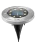Garden Hero Ledbodemspotje zilverkleurig - (H)14 x Ø 12 cm