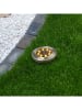 Garden Hero Solar-Bodenleuchte in Silber - (H)13 x Ø 11,5 cm