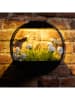 Garden Hero Solarwandlamp zwart - Ø 25 cm